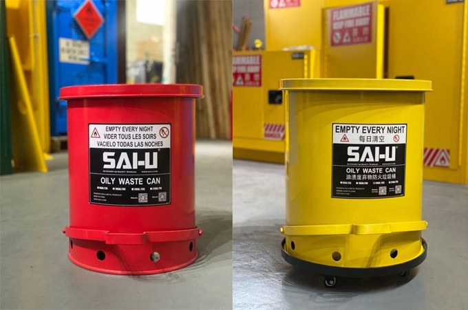 Cuáles son los tipos comunes de latas de residuos aceitoso