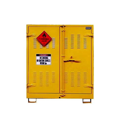 Dónde debe colocarse un gabinete de almacenamiento de tambores al aire libre