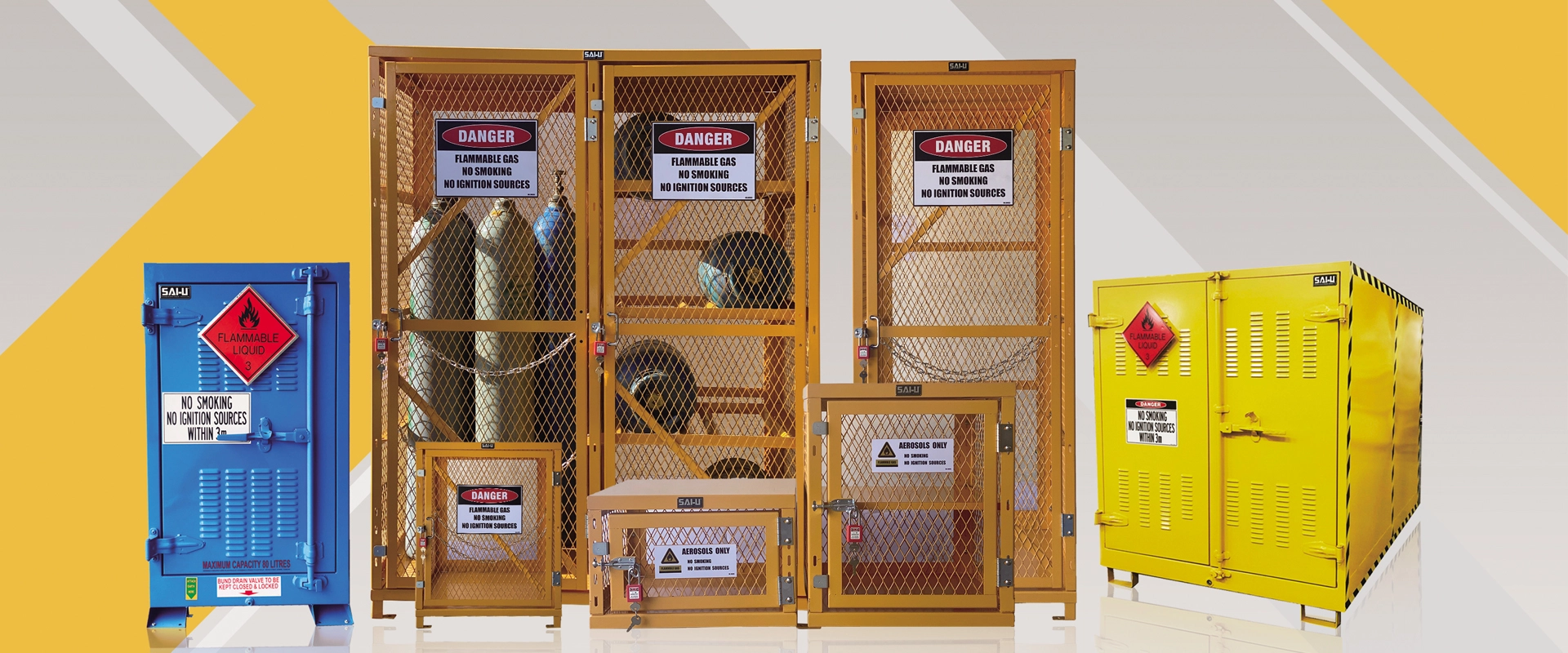 Jaula de almacenamiento de cilindro de gas