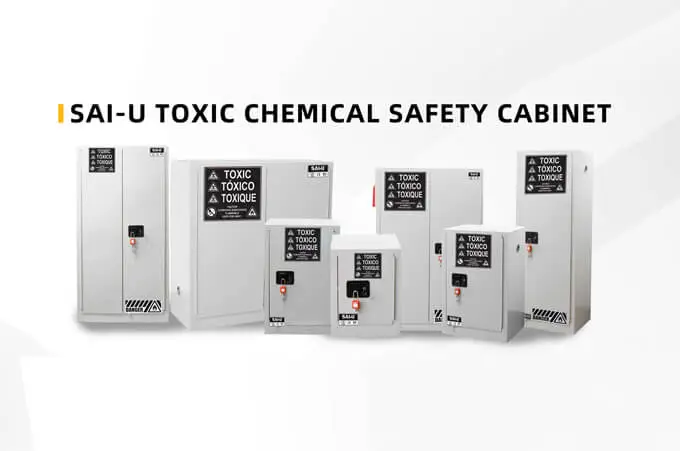 ¿Dónde se usan comúnmente los gabinetes de almacenamiento tóxicos?